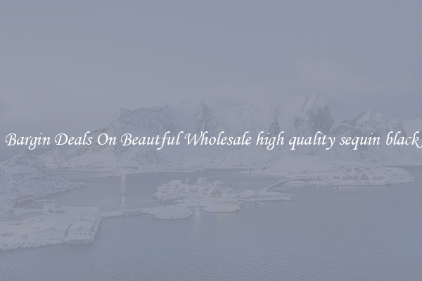 Bargin Deals On Beautful Wholesale high quality sequin black
