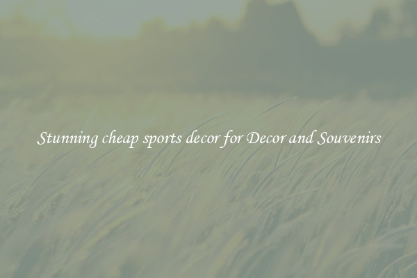 Stunning cheap sports decor for Decor and Souvenirs