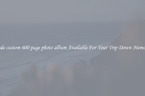 Wholesale custom 600 page photo album Available For Your Trip Down Memory Lane